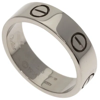 Pre-owned Cartier White Gold White Gold (18k) Band Ring ()