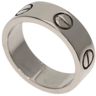 Pre-owned Cartier White Gold White Gold (18k) Band Ring ()