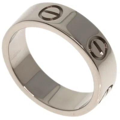 Pre-owned Cartier White Gold White Gold (18k) Band Ring ()