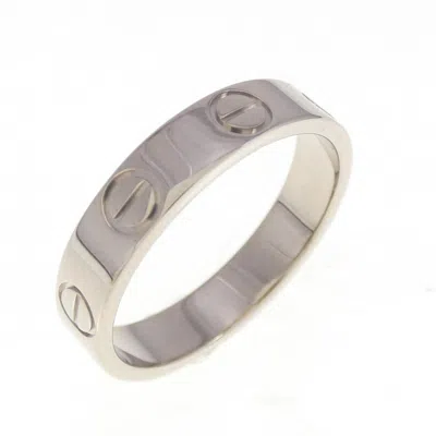 Pre-owned Cartier White Gold White Gold (18k) Band Ring ()