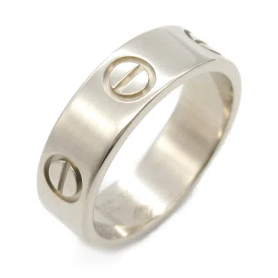Pre-owned Cartier White Gold White Gold (18k) Band Ring ()