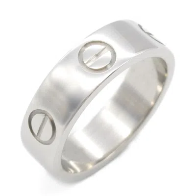 Pre-owned Cartier White Gold White Gold (18k) Band Ring ()