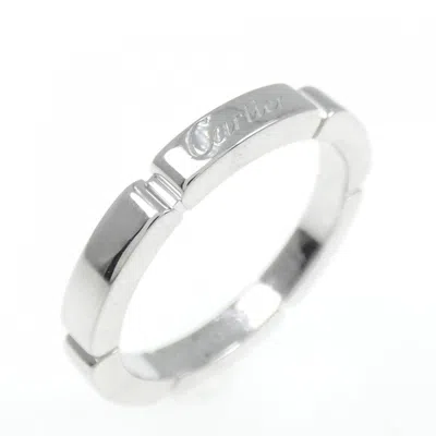 Pre-owned Cartier White Gold White Gold (18k) Band Ring ()