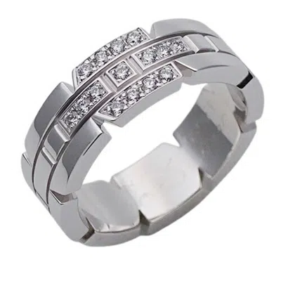 Pre-owned Cartier White Gold White Gold (18k) Band Ring ()