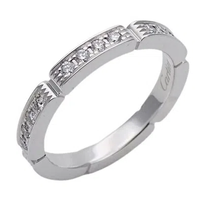 Pre-owned Cartier White Gold White Gold (18k) Band Ring ()