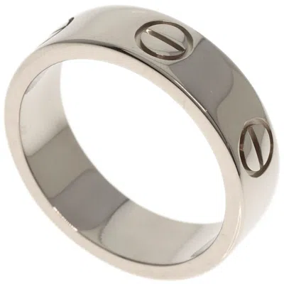 Pre-owned Cartier White Gold White Gold (18k) Band Ring ()
