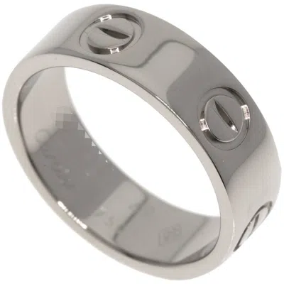 Pre-owned Cartier White Gold White Gold (18k) Band Ring ()