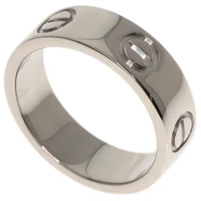 Pre-owned Cartier White Gold White Gold (18k) Band Ring ()