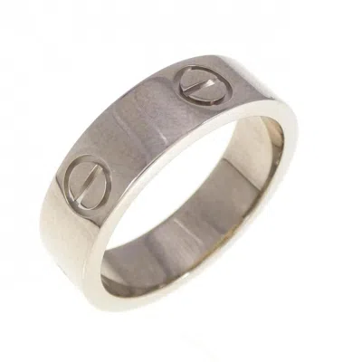 Pre-owned Cartier White Gold White Gold (18k) Band Ring ()