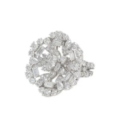 Pre-owned Cartier White Gold White Gold (18k) Band Ring ()