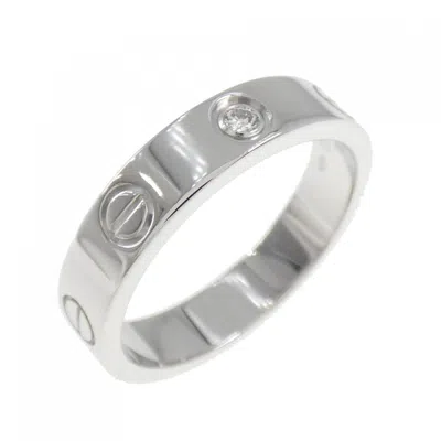 Pre-owned Cartier White Gold White Gold (18k) Band Ring ()
