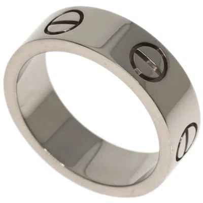 Pre-owned Cartier White Gold White Gold (18k) Band Ring ()