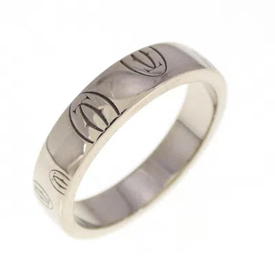 Pre-owned Cartier White Gold White Gold (18k) Band Ring ()
