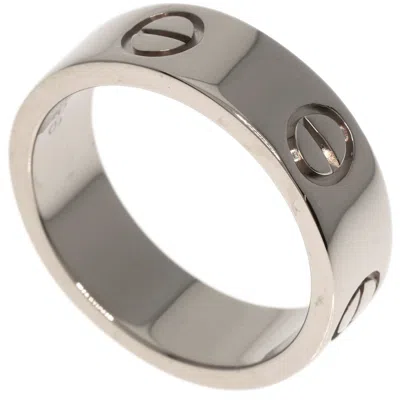Pre-owned Cartier White Gold White Gold (18k) Band Ring ()