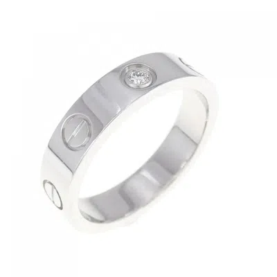Pre-owned Cartier White Gold White Gold (18k) Band Ring ()