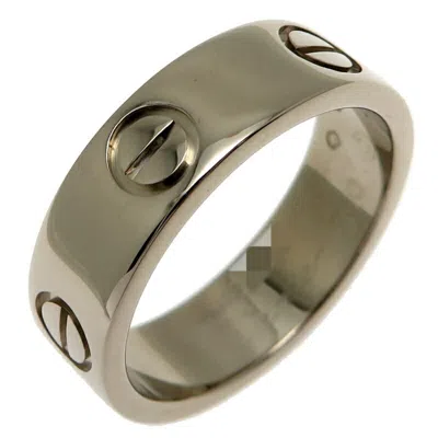 Pre-owned Cartier White Gold White Gold (18k) Band Ring ()