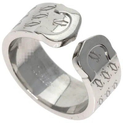Pre-owned Cartier White Gold White Gold (18k) Band Ring ()