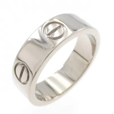 Pre-owned Cartier White Gold White Gold (18k) Band Ring ()