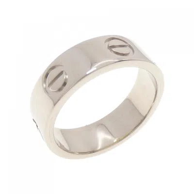 Pre-owned Cartier White Gold White Gold (18k) Band Ring ()