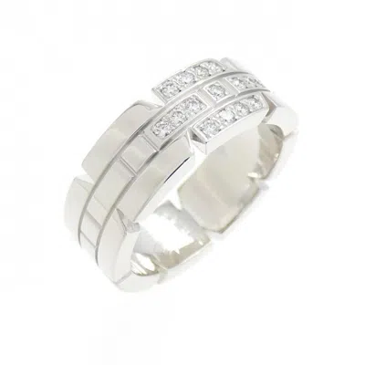 Pre-owned Cartier White Gold White Gold (18k) Band Ring ()