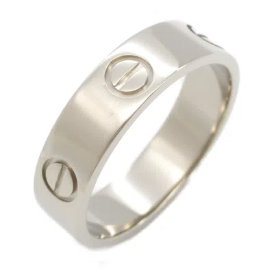 Pre-owned Cartier White Gold White Gold (18k) Band Ring ()