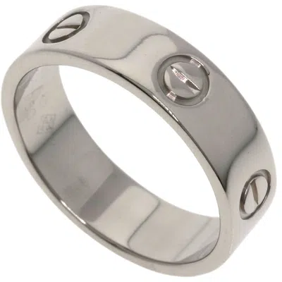 Pre-owned Cartier White Gold White Gold (18k) Band Ring ()
