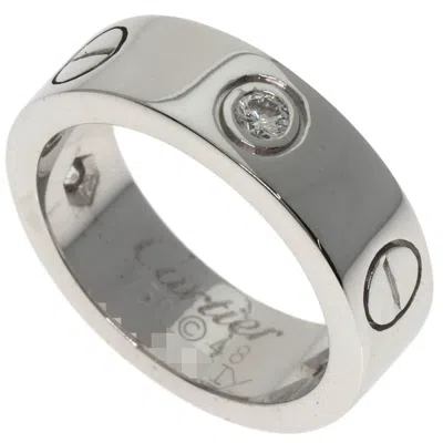 Pre-owned Cartier White Gold White Gold (18k) Band Ring ()