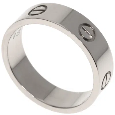 Pre-owned Cartier White Gold White Gold (18k) Band Ring ()