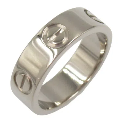 Pre-owned Cartier White Gold White Gold (18k) Band Ring ()
