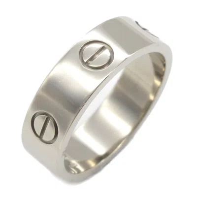 Pre-owned Cartier White Gold White Gold (18k) Band Ring ()