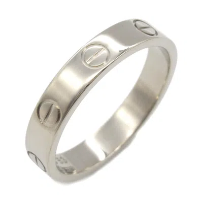 Pre-owned Cartier White Gold White Gold (18k) Band Ring ()
