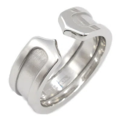 Pre-owned Cartier White Gold White Gold (18k) Band Ring ()