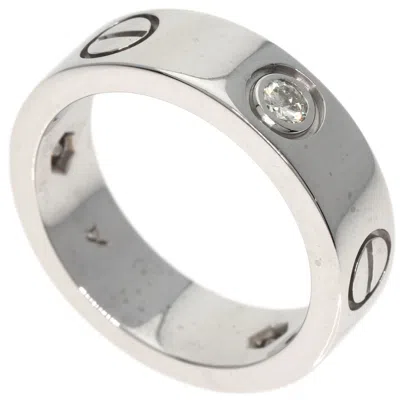 Pre-owned Cartier White Gold White Gold (18k) Band Ring ()