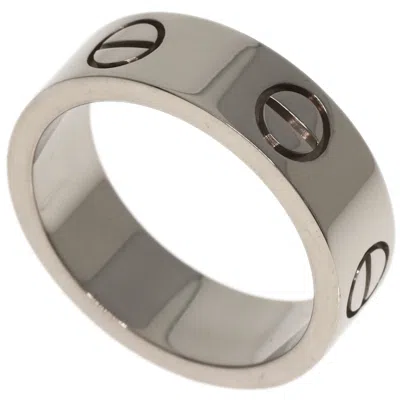 Pre-owned Cartier White Gold White Gold (18k) Band Ring ()