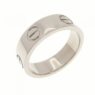 Pre-owned Cartier White Gold White Gold (18k) Band Ring ()