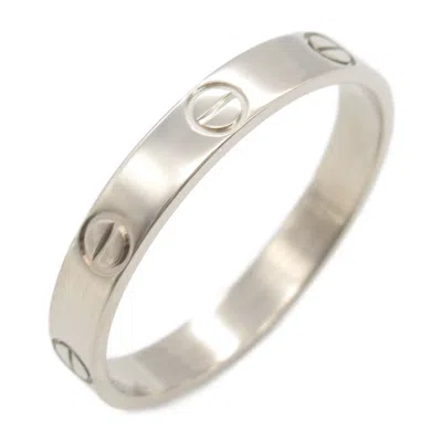 Pre-owned Cartier White Gold White Gold (18k) Band Ring ()