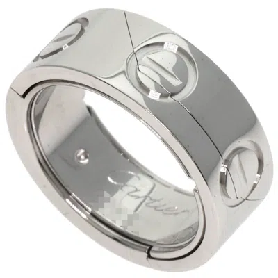 Pre-owned Cartier White Gold White Gold (18k) Band Ring ()