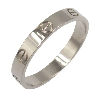 Pre-owned Cartier White Gold White Gold (18k) Band Ring ()