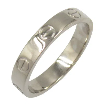 Pre-owned Cartier White Gold White Gold (18k) Band Ring ()