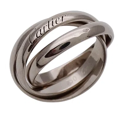 Pre-owned Cartier White Gold White Gold (18k) Band Ring ()