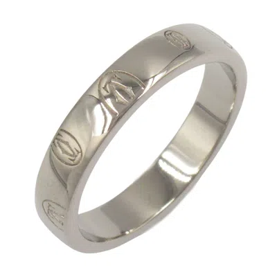 Pre-owned Cartier White Gold White Gold (18k) Band Ring ()