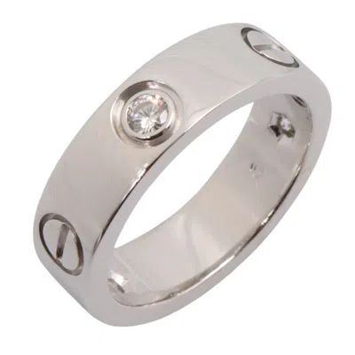 Pre-owned Cartier White Gold White Gold (18k) Band Ring ()