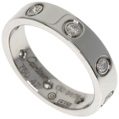 Pre-owned Cartier White Gold White Gold (18k) Band Ring ()