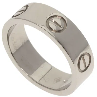 Pre-owned Cartier White Gold White Gold (18k) Band Ring ()