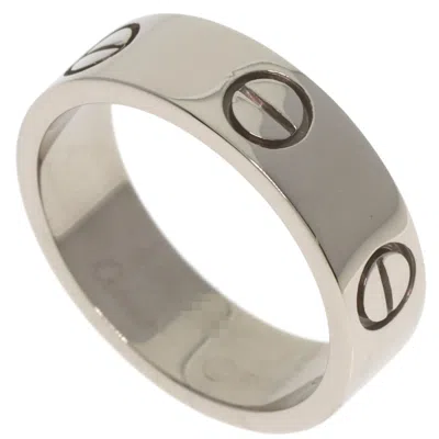 Pre-owned Cartier White Gold White Gold (18k) Band Ring ()