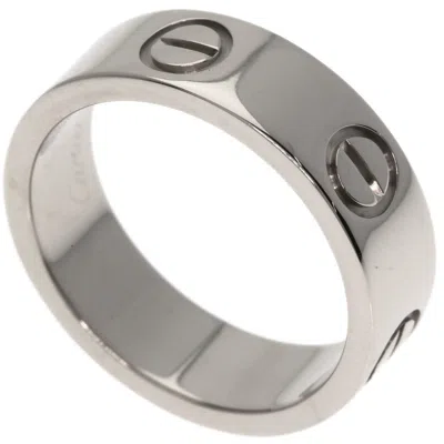 Pre-owned Cartier White Gold White Gold (18k) Band Ring ()