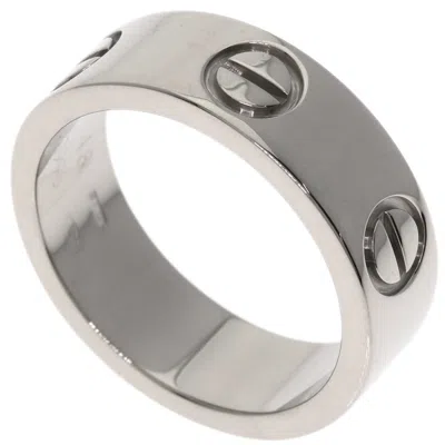 Pre-owned Cartier White Gold White Gold (18k) Band Ring ()