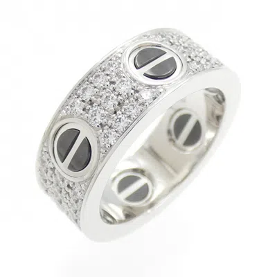 Pre-owned Cartier White Gold White Gold (18k) Band Ring ()