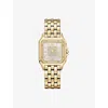 Cartier Wjpn0093 Panthère De  Medium 18ct Yellow-gold And 0.52ct Diamond Quartz Watch In Gold