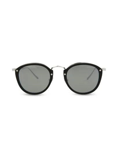 Cartier Women's 47mm Round Sunglasses In Black